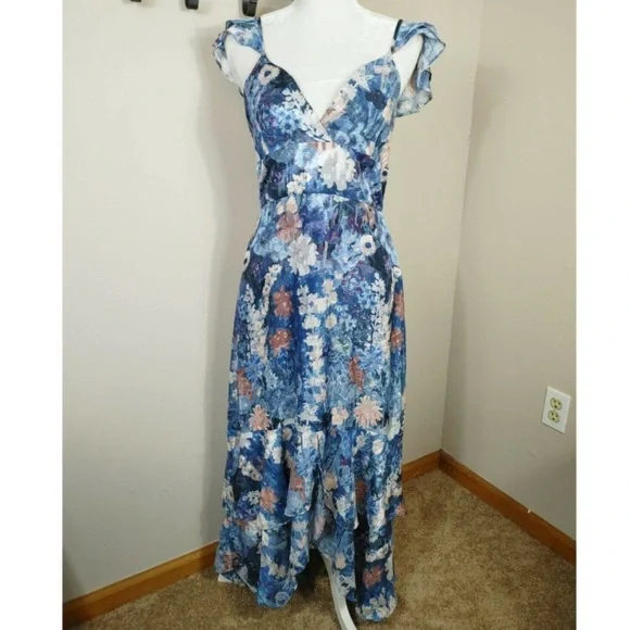 NWT Hutch Anthropologie Floral Plus Maxi Dress - Picture 4 of 4
